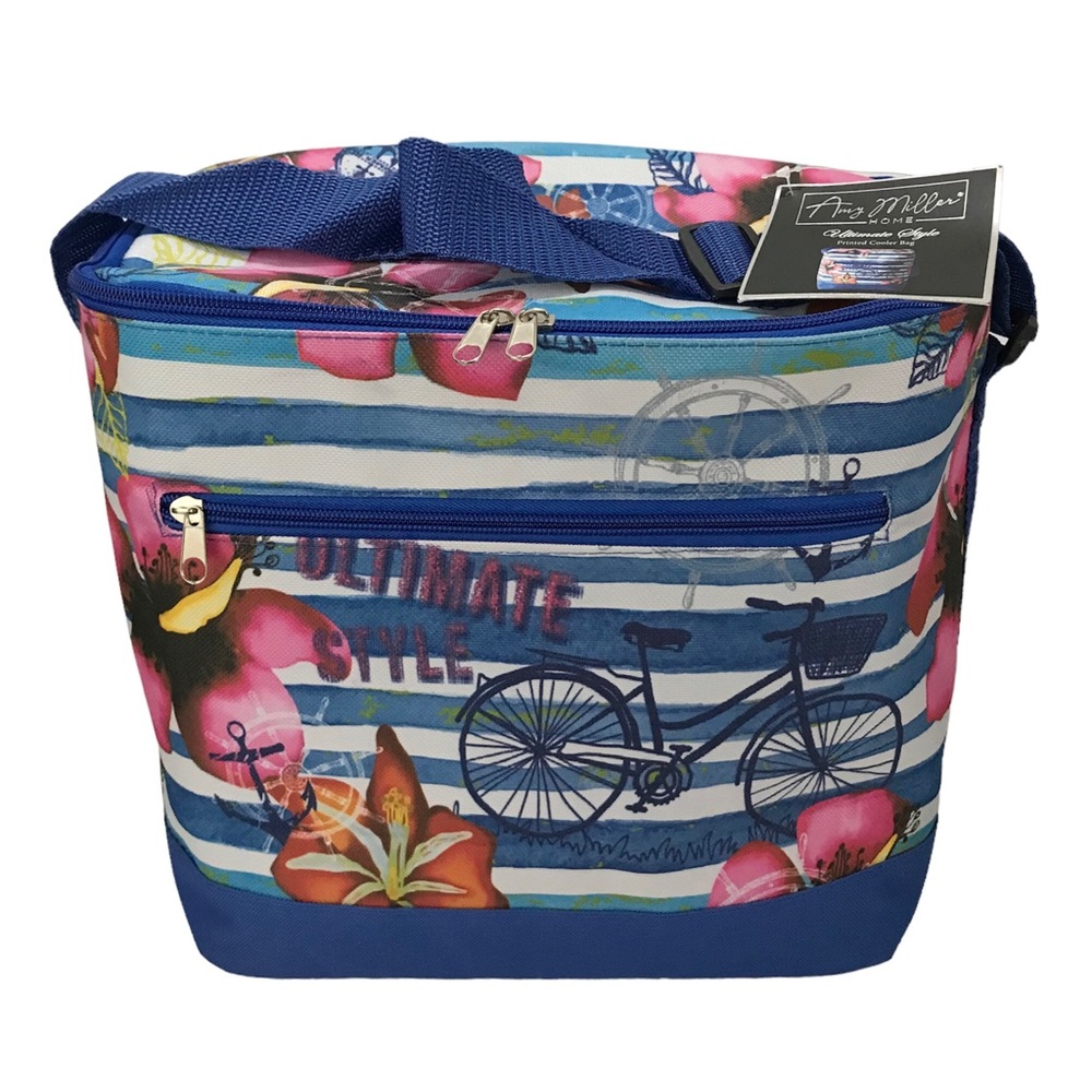 Amy Miller Home Ultimate Style Printed Cooler Bag Beach Picnic Summer NWT
